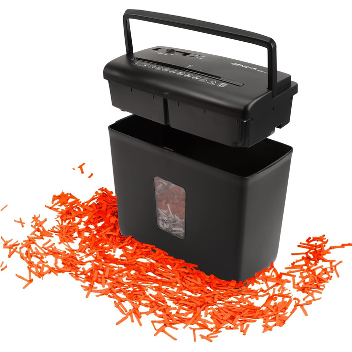 Шредер Genie 440 X II: безпечне знищення документів P4, автоматичний старт/стоп, об'єм кошика 9L, чорний | Для дому та офісу