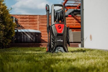 Високотискний мийник Lehmann з алюмінієвим насосом, 240 бар, 480 л/год, 2200 Вт, шланг 10м, компактний очисник площ (Missouri)