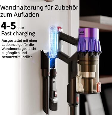 Bergexpertен Orizom: Бездротовий пилосос з автоматичним визначенням забруднення | 60 хв роботи | Без мішка | Для килимів, твердих підлог та шерсті тварин | 550 Вт (Фіолетовий)