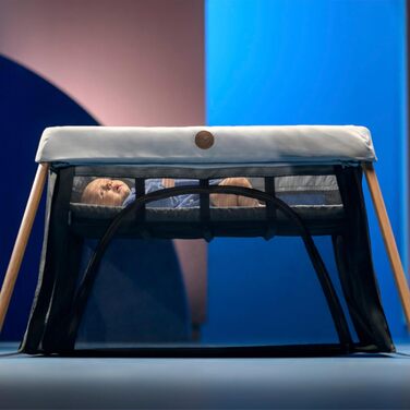 Дитяче подорожне ліжечко 2-в-1 Maxi-Cosi Iris2, 0-3 роки, до 15 кг, з матрацом та бортиками, компактне, легке, екологічне