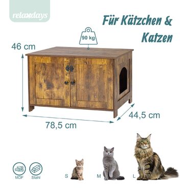 Шафка для кота Relaxdays, витримує до 60 кг