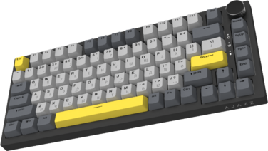 Дротова механічна клавіатура Ajazz AK820 Sea Salt Switch Black (AK820-SS-BGY)