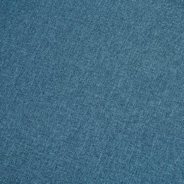 Крісло-мішок Yaheetech з підлокітниками, блакитне, з поліестеру, до 136 кг, для вітальні