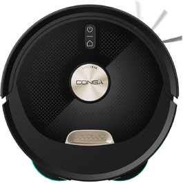 Робот-пилосос та робот-мийник Cecotec Conga M100 з ШІ та керуванням через додаток. Потужність всмоктування 20000Pa, штучний інтелект, силіконова щітка Anti-Tangle, обертові мопи, автономність до 220 м²