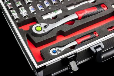 Набір інструментів Meister 131 предметів Knipex & Wera в алюмінієвому кейсі - професійний валіза з інструментами