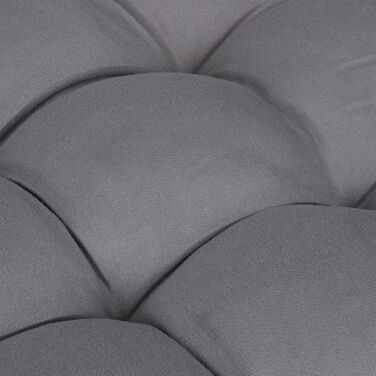 Relaxdays Накладка на банкетку сірого кольору