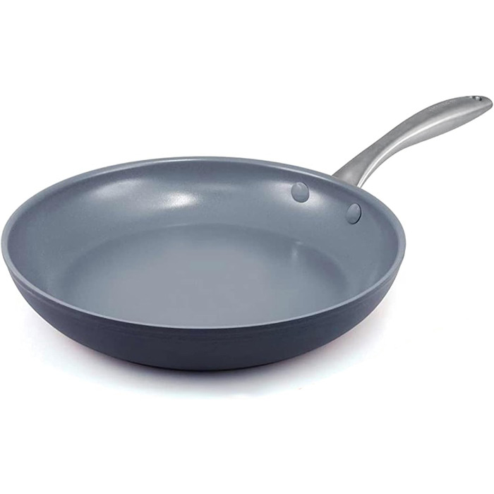 GreenPan Lima сковорода з керамічним антипригарним покриттям, 30.5 см, без PFAS, для духовки, сіра