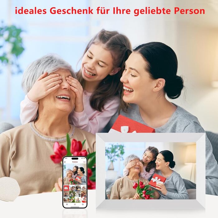 Frameo: Цифровий фоторамка 10.1