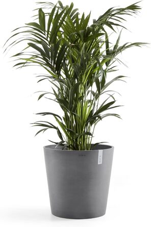 Квітчар Ecopots великий, сірий, діаметр 50 см - квітчар для дому та саду