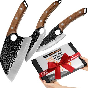 Набір кухонних ножів Matsato (3 шт.) - професійні, гострі, для кухні