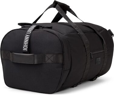 Рюкзак Johnny Urban Travel для жінок і чоловіків - Colin - 2 в 1 Речовий мішок і рюкзак вихідного дня для подорожей і спорту - 46 л - Екологічний - Водовідштовхувальний чорний