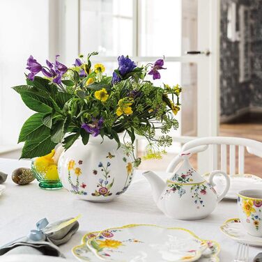 Ваза Villeroy & Boch Spring Awakening, велика, біло-кольорова, для декору Великдня, преміум-порицелан, стиль Landhaus & Rustikal