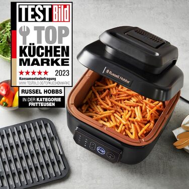 Фритюрниця Russell Hobbs SatisFry XL 5.5л з Rapid Air: гриль, мультиварка, повільне приготування, випікання