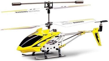 Радіокерований вертоліт SYMA S107G 3-канальний інфрачервоний з гіростабілізатором (Жовтий)