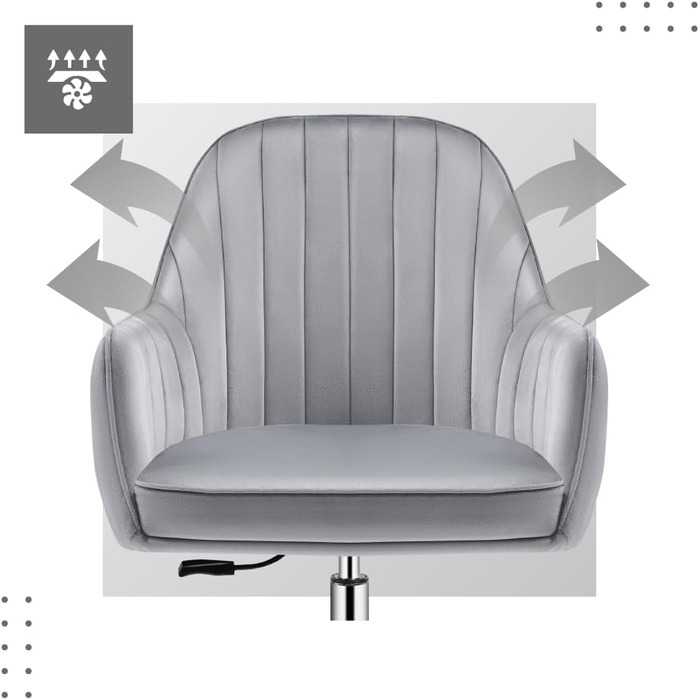 Офісне крісло Mark Adler Future 5.2 Black - регульоване, з підлокітниками, для дому та офісу