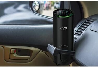 Повітряний очисник JVC KS-AP120 з фотокаталитичною технологією, CADR 8,5 м³/год, EPA-фільтр E12, UV-фільтр, іонізатор, 2 режими очищення, 12 Вт, USB, керування жестами