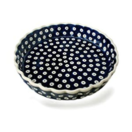 Керамічна форма для пирога з заварним кремом або пирога з заварним кремом 23 см (декор з блакитним оком)