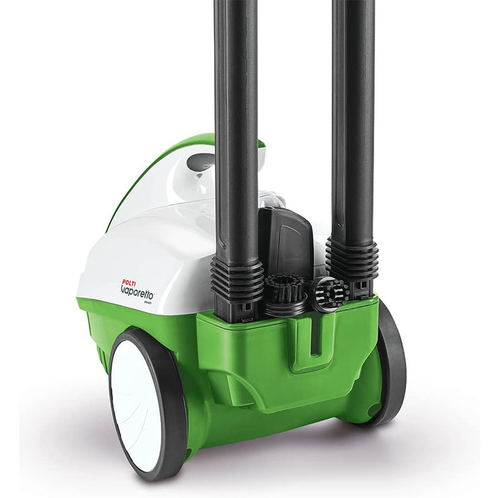 Пароочисник Polti Vaporetto Smart 35 MOP зі щітковою силою випаровування, 3,5 бар, вбиває та усуває 99,99* вірусів, мікробів та бактерій Зелений/Білий