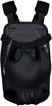 Рюкзак Homieco для домашніх тварин, сумка для домашніх тварин, рюкзаки для собак, сумка для перенесення собак кішок, сумка для перенесення домашніх тварин, рюкзак-переноска для домашніх тварин для подорожей/походів / кемпінгу - Чорний XL Чорний