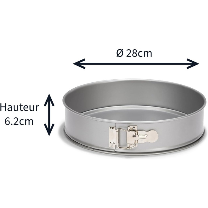 Форма для випікання Patisse 3614 Springform 'Silver Top' з антипригарним покриттям, діаметр 28 см