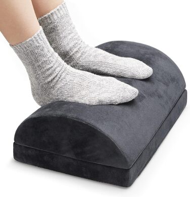 Підставка для ніг під стіл Sky Solutions – Memory Foam, ергономічна, регульована, для дому та офісу