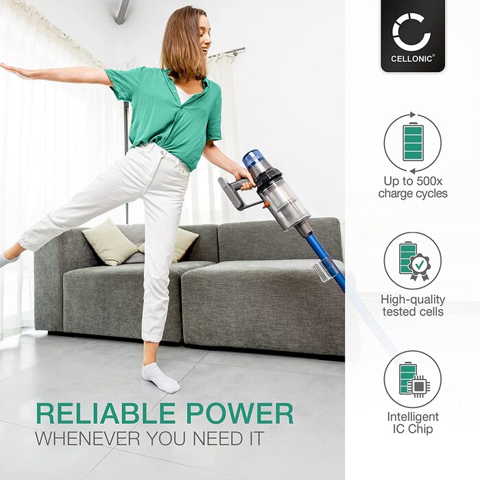 Акумулятор CELLONIC для Dyson V8/Absolute/Animal/Fluffy, SV10/SV25, 3000mAh (Dyson 215681, 967834-02)