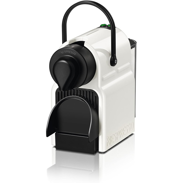 Кавомашина Nespresso Krups Inissia XN1001, білий колір, компактна, з регулюванням об'єму кави