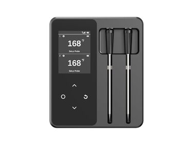 Бездротовий термометр для м'яса Maypott Bluetooth з 2 зондами, IP67, цифровий, для кухні, духовки, приготування стейків, барбекю