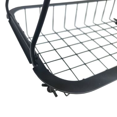 Relaxdays Двоярусний металевий фрутниця з ручками