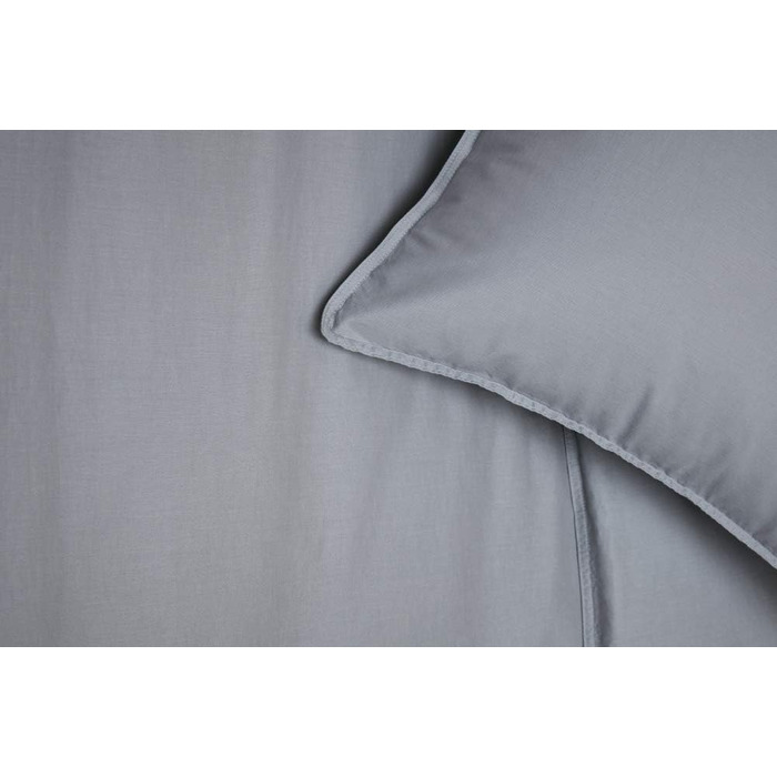 Комплект постільної білизни Organic Basic Color Сірий Розмір 155x22080x80см Звичайна бавовна