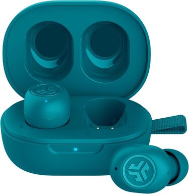 Навушники-вкладиші JLab JBuds Mini True Wireless, 20 годин, звук EQ3, мікрофон (Aqua Teal)