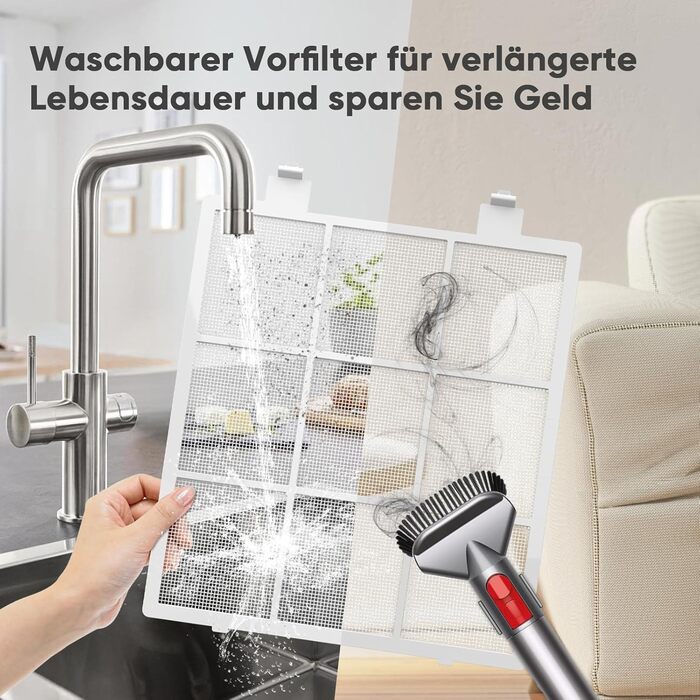 Повітряочисник для алергіків та курців, 120 м², з HEPA фільтрами, CADR 350 м³/год, керування через додаток, тиха робота 22 dB