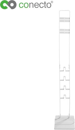 Підставка для пилососа conecto SA-CC50876, алюміній, білий