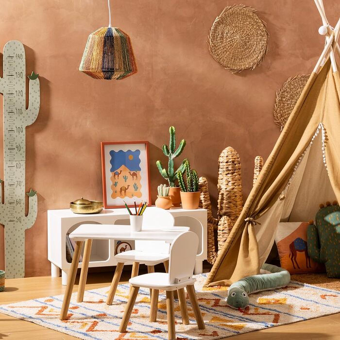 Atmosphera Набір дитячий: стіл та 2 стільці Alex, білий, 3 шт.