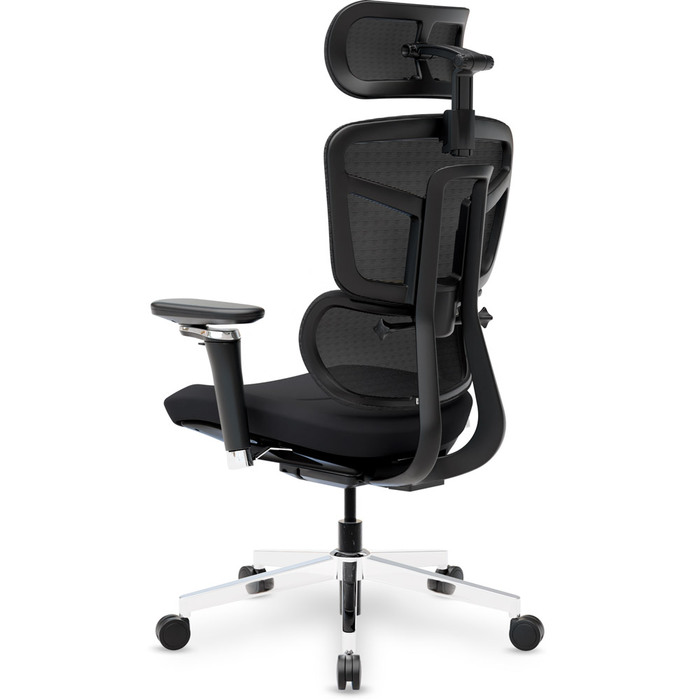 Крісло Mealux S4 Air Fabric Black (арт. HF-S4 F/B)