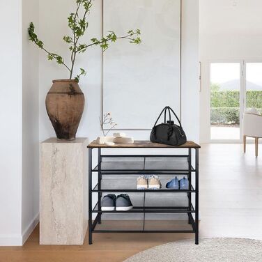 Стелаж для взуття Relaxdays у стилі індустріального лофту