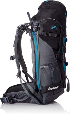 Рюкзак deuter Unisex Rise 34 (1 упаковка) (72 x 28 x 33 см, 348 л, чорно-графітовий)