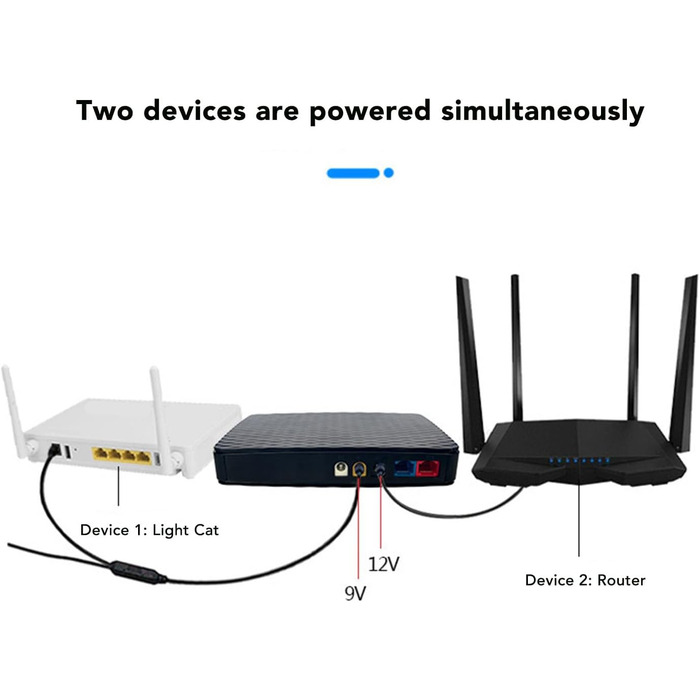 Mini-USV з акумулятором 8000 mAh для роутера, камери, системи безпеки (EU-штекер)