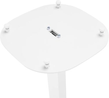 Підставки для колонок, 2 шт. – міцні ніжки для акустичних систем, до 10 кг, регульована висота 727-1171 мм (білі)