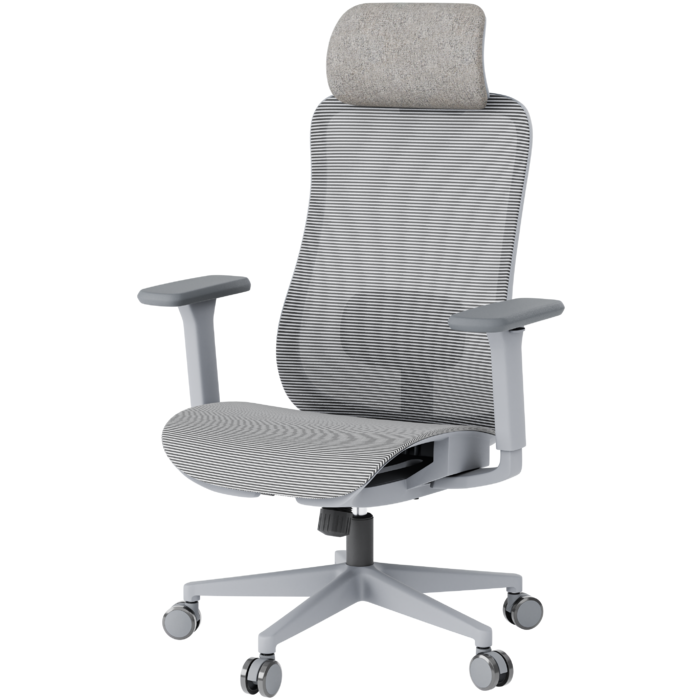 Крісло офісне OfficePro Wave OC670-G-G-G