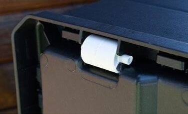 Ящик для зберігання Maury's садовий 340л, під дерево, пластик, антрацит 118x59x57см, для вулиці та дому, UV-стійкий