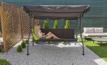 Садова підвісна гойдалка Kontrast, 49 x 176 см