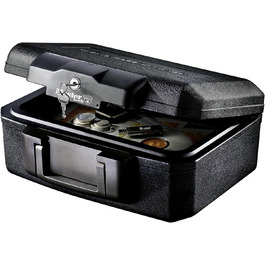 Сейф Master Lock вогнестійкий та водонепроникний з ключем, потрійний захист від пожежі, води та крадіжок, 7.8L, 16.8 x 39.1 x 36.3 см