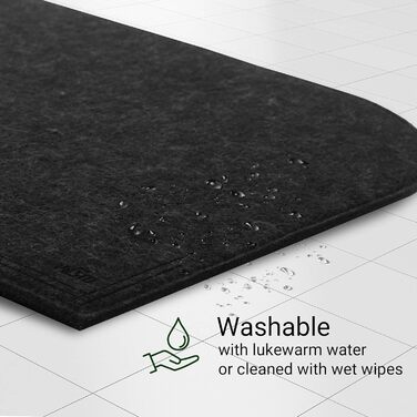 Набір килимків на стіл VILSTO, 18 шт., миючі, для посуду, столових приборів, декор кухні, зеленого кольору