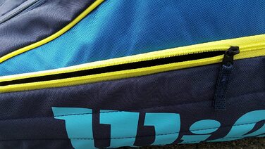 Тенісна сумка Wilson Tour IV 12 комплектів синя / жовта Тенісна сумка