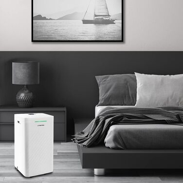 Тотек TTK 27 HEPA – осушувач повітря та очищувач з HEPA-фільтром H13, 12 л/24 год, гігростат, LED-індикатор якості повітря, таймер