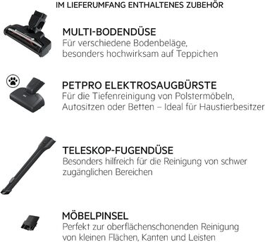 Бездротовий пилосос AEG 2-в-1 з аксесуарами, блакитний (QX6-1-45AN) - для дому та тварин