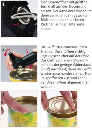 Відкривачка для банок Westmark з плоскогубцями та важелем, 17.5 см, нержавіюча сталь/пластик, чорна