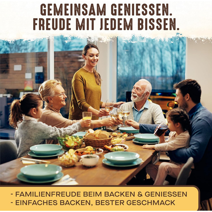 Форма для випікання хліба з чавуну Gusseisen 26 см з кришкою, для випікання та тушкування, сумісна з духовкою, Dutch Oven