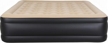 Надувний матрац-ліжко AVENLI для 2 осіб, 203x157x47 см з вбудованим насосом, флаокована поверхня, для кемпінгу та дому
